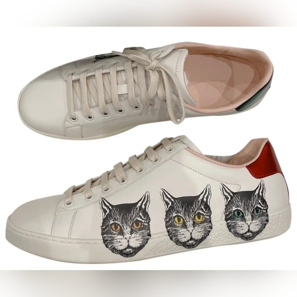 GUCCI Ace Sneakers Mystic Cat  (8.5) - Picture 4 of 9